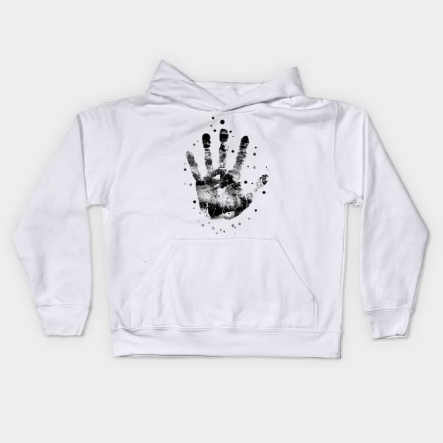 Handprint Kids Hoodie by RosaliArt